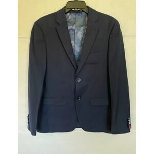 SOUL OF LONDON SUIT JACKET MENS SIZE 34R NAVY BLUE NEW‎